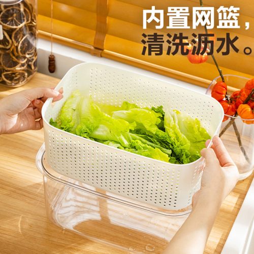 PET製の2段ドリンクホルダー CTP- Kitchen storage container-46