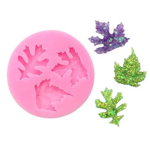 メープルリーフ シリコーン型 フォンダンケーキ・レジン DIY 用