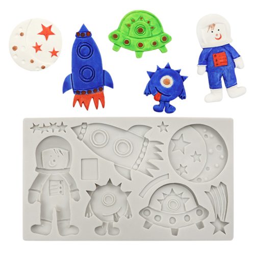 宇宙モチーフ シリコーン デコレーション型