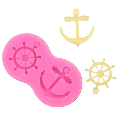 アンカーとコンパスのシリコンモールド