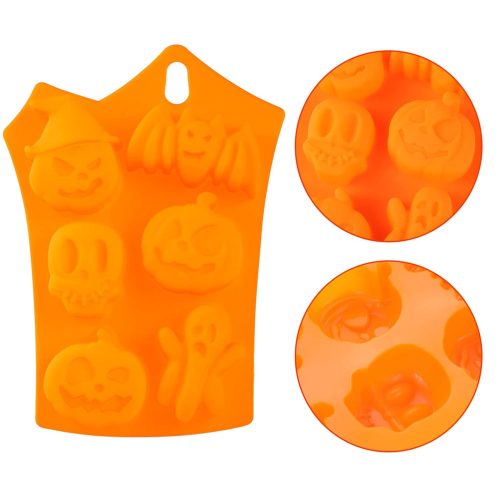 シリコンハロウィン型（蝙蝠・幽霊6連）