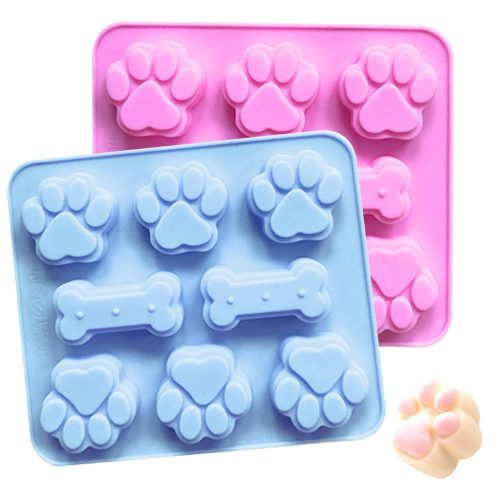 6連 ネコ足＆骨 シリコーン型