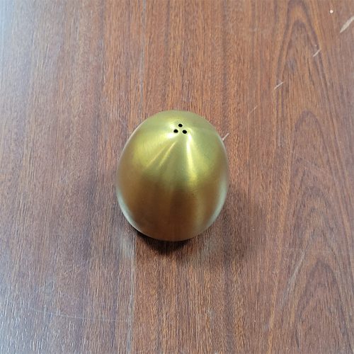 ステンレス卵型調味料入れ