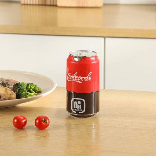 自動開閉ガラス調味料ボトル