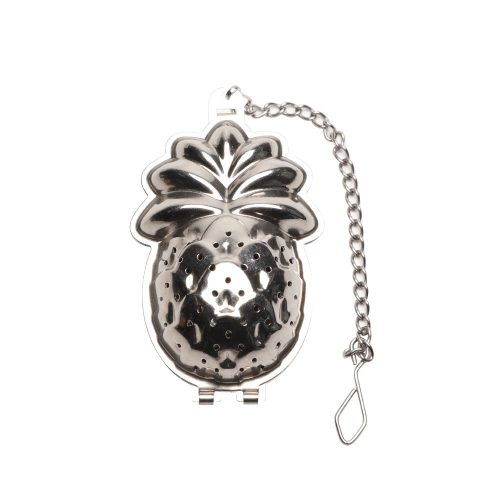 ステンレス パイナップル型 掛け式 茶こし