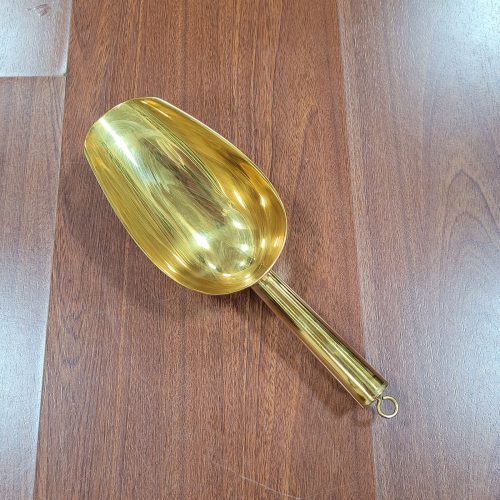 厚手ステンレス製食品スコップ