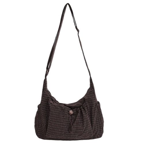 シンプルチェックトートバッグ