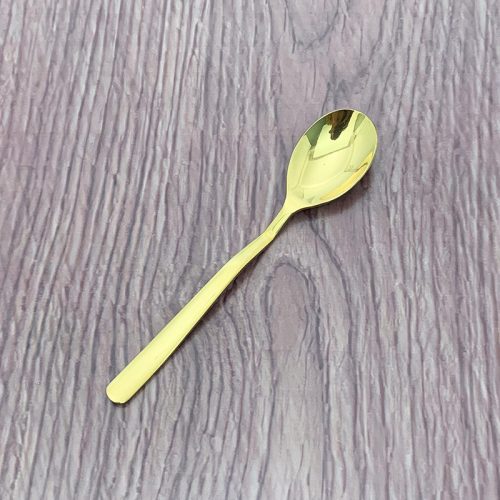 ゴールド V 字ティースプーン