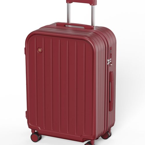 20 インチ 結婚式用赤いキャリー 暗証錠付き