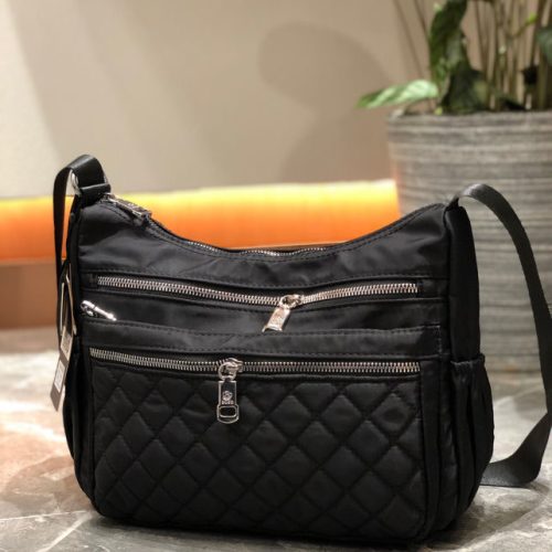 博卜 布製バッグ 多層大容量 ショルダー斜めがけ