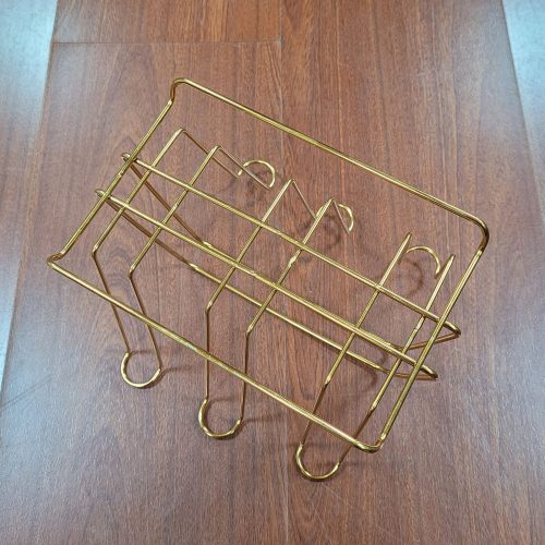 ステンレス ゴールド 6 連コップスタンド