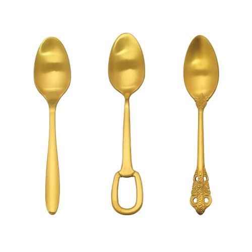 ゴールドアンティークティースプーン