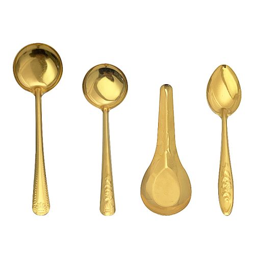 ステンレス平底ロングハンドルスプーン