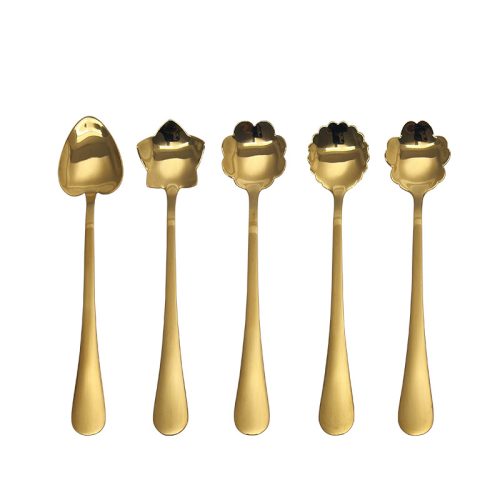 304 ステンレス 長柄デザートスプーン