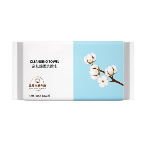 抽出式無添加コットンフェイスタオル