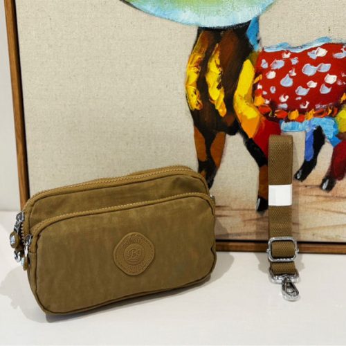 ボボ 水洗布 多層ポケット レディース ショルダークロスバッグ